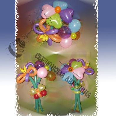 Цветы и букеты из воздушных шаров: Цветы и букеты из воздушных шаров