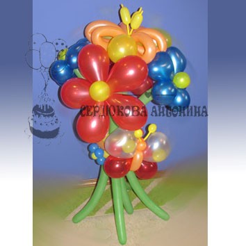 Цветы и букеты из воздушных шаров: Цветы и букеты из воздушных шаров
