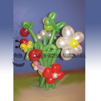 Цветы и букеты из воздушных шаров: Цветы и букеты из воздушных шаров
