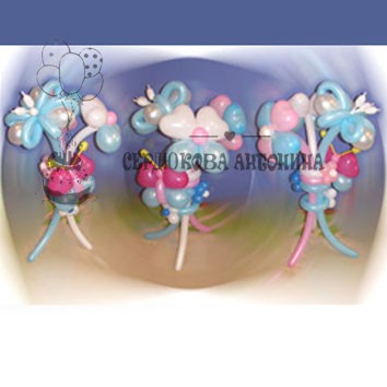 Цветы и букеты из воздушных шаров: Цветы и букеты из воздушных шаров