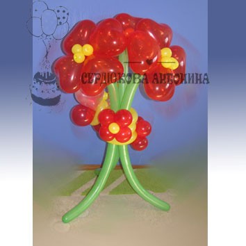 Цветы и букеты из воздушных шаров: Цветы и букеты из воздушных шаров