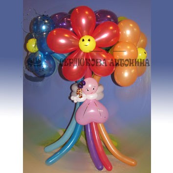 Цветы и букеты из воздушных шаров: Цветы и букеты из воздушных шаров