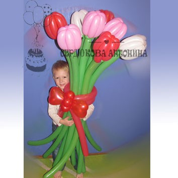 Цветы и букеты из воздушных шаров: Цветы и букеты из воздушных шаров